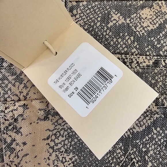 MOTHER Womens The Hustler Flood Jeans, Boa Babe, High Rise, Size 29, NWT - Picture 3 of 11